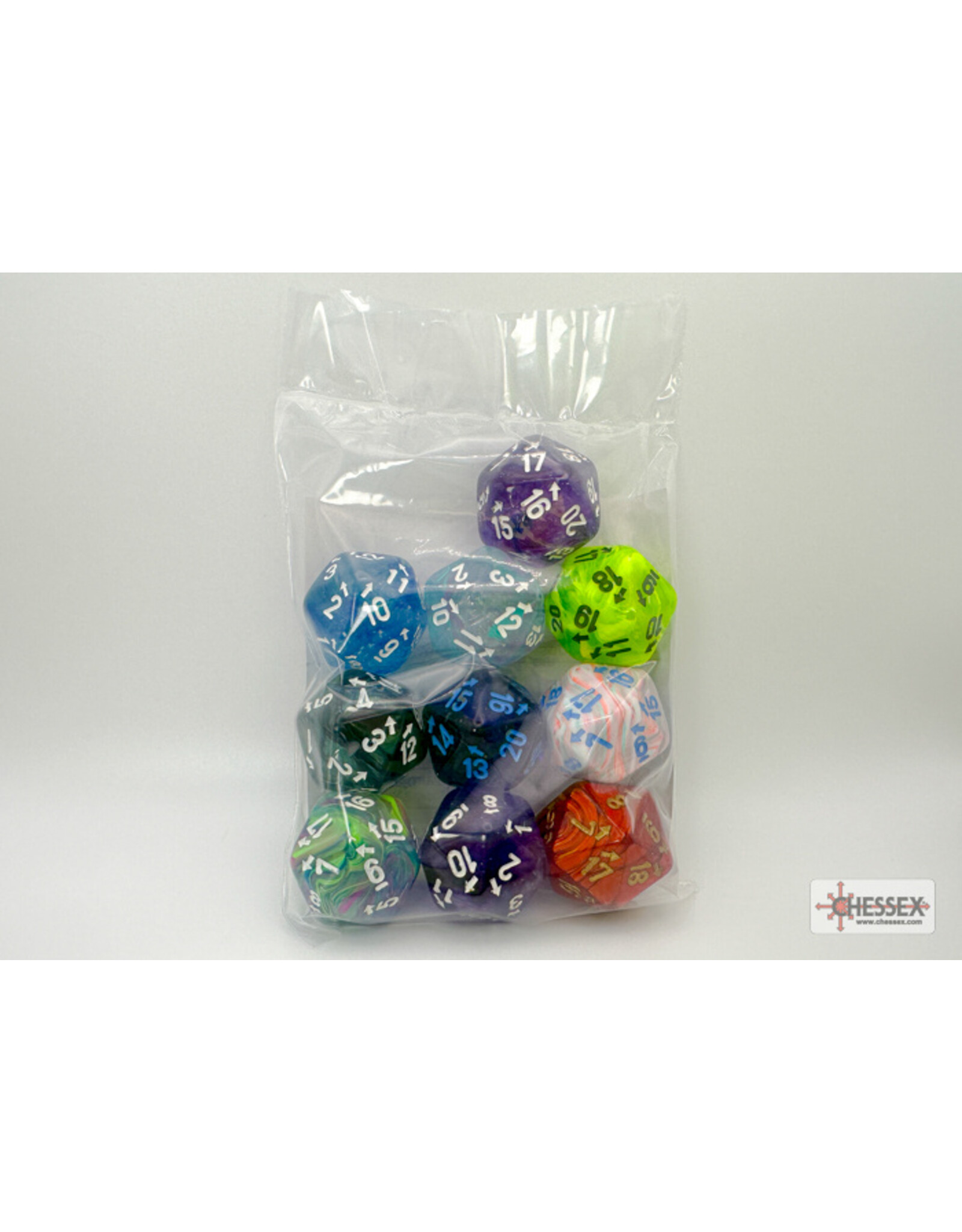 Chessex d20 single Countup & Down (1 die)
