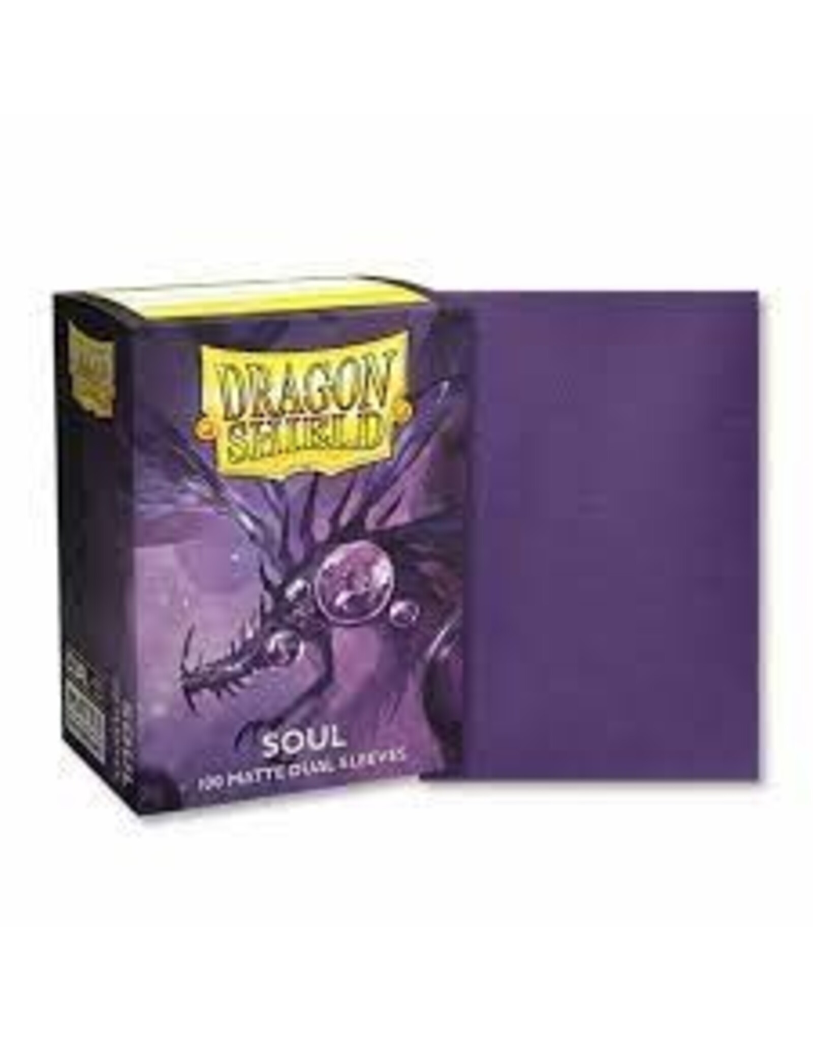 Dragon Shields: (100) Matte Dual - Metallic Purple / Soul