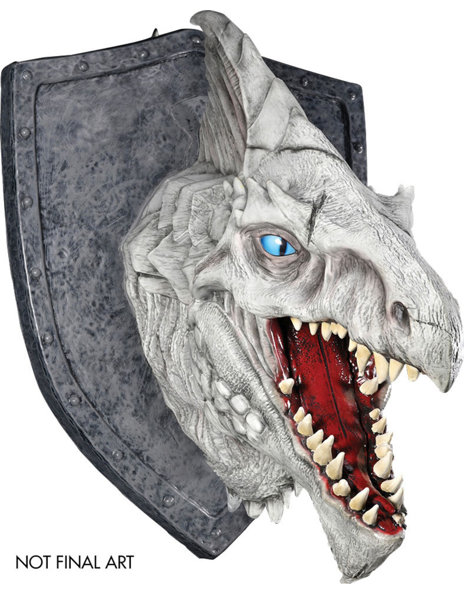 WizKids D&D: Replicas of the Realms - White Dragon Trophy Plaque