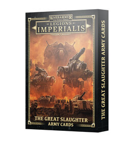 Warhammer 40K Legions Imperialis: The Great Slaughter Army Cards