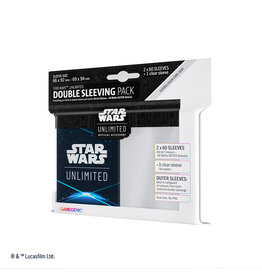 GameGenic Star Wars: Unlimited Art Sleeves Double Sleeving Pack - Space Blue