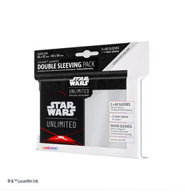 GameGenic Star Wars: Unlimited Art Sleeves Double Sleeving Pack - Space Red