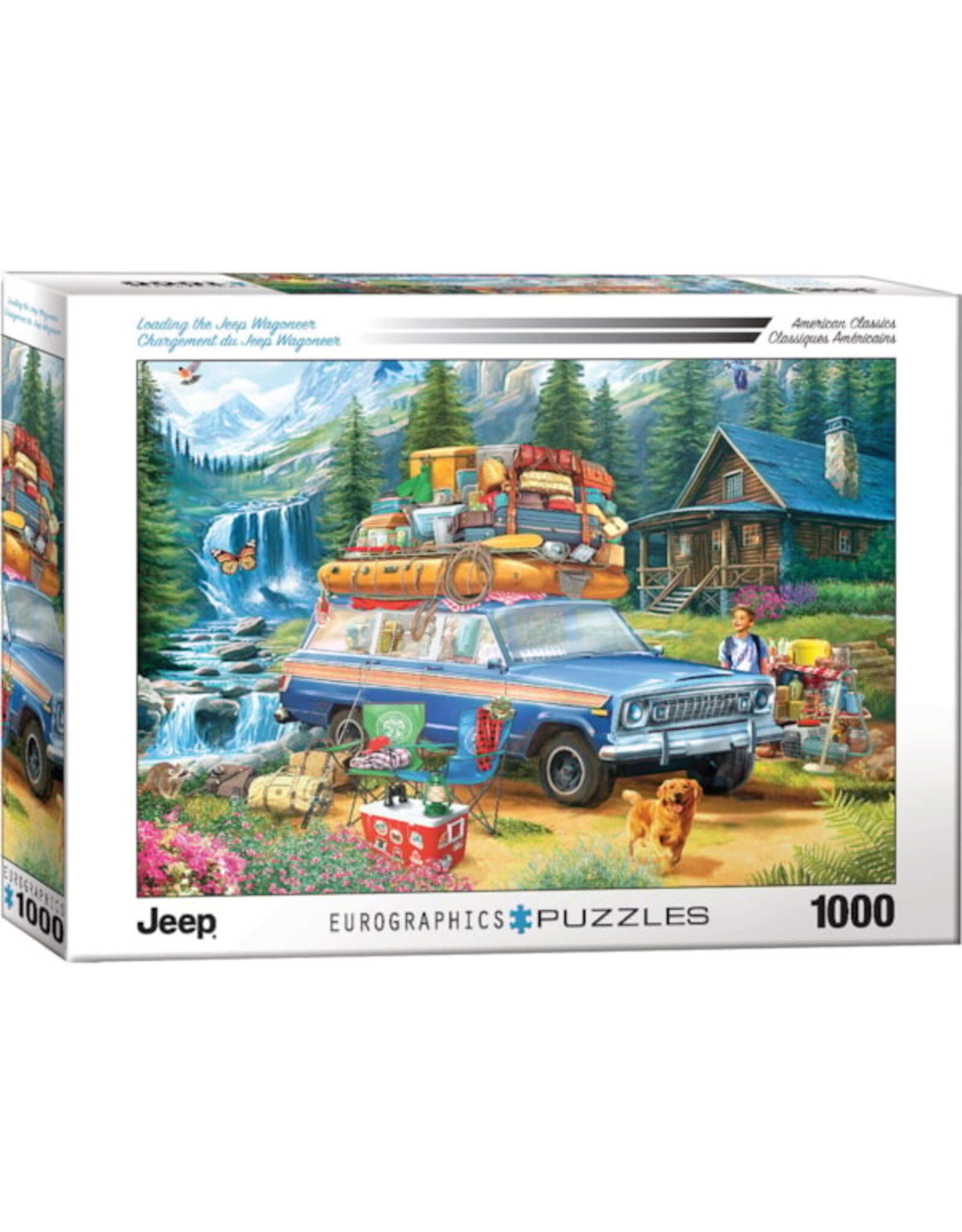 Eurographics Puzzle: Loading the Jeep Wagoneer 1000 pc