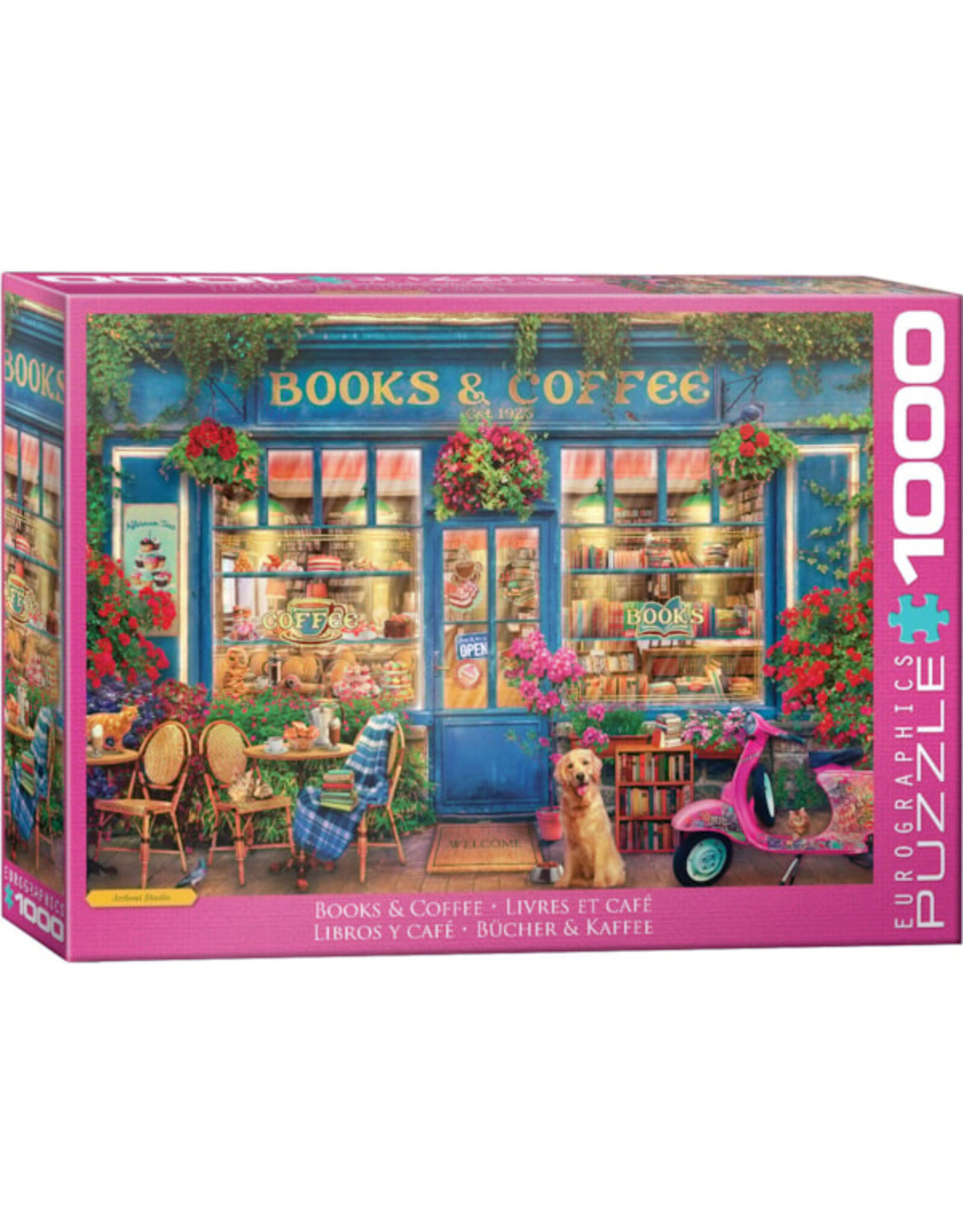 Eurographics Puzzle: Books & Coffee
