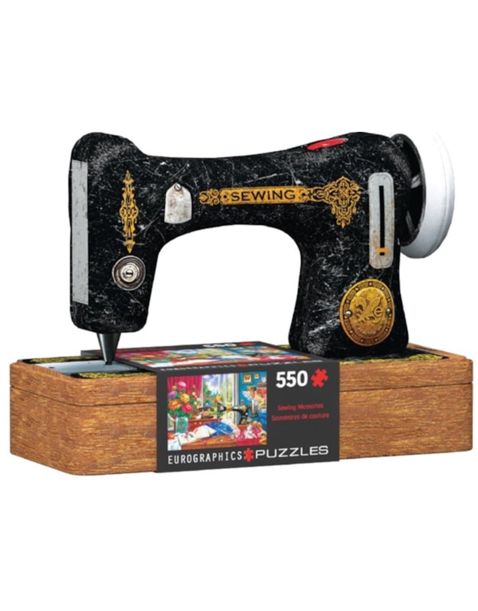 Eurographics Puzzle: Sewing Machine Tin