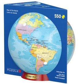 Eurographics Puzzle: Map of the World Tin