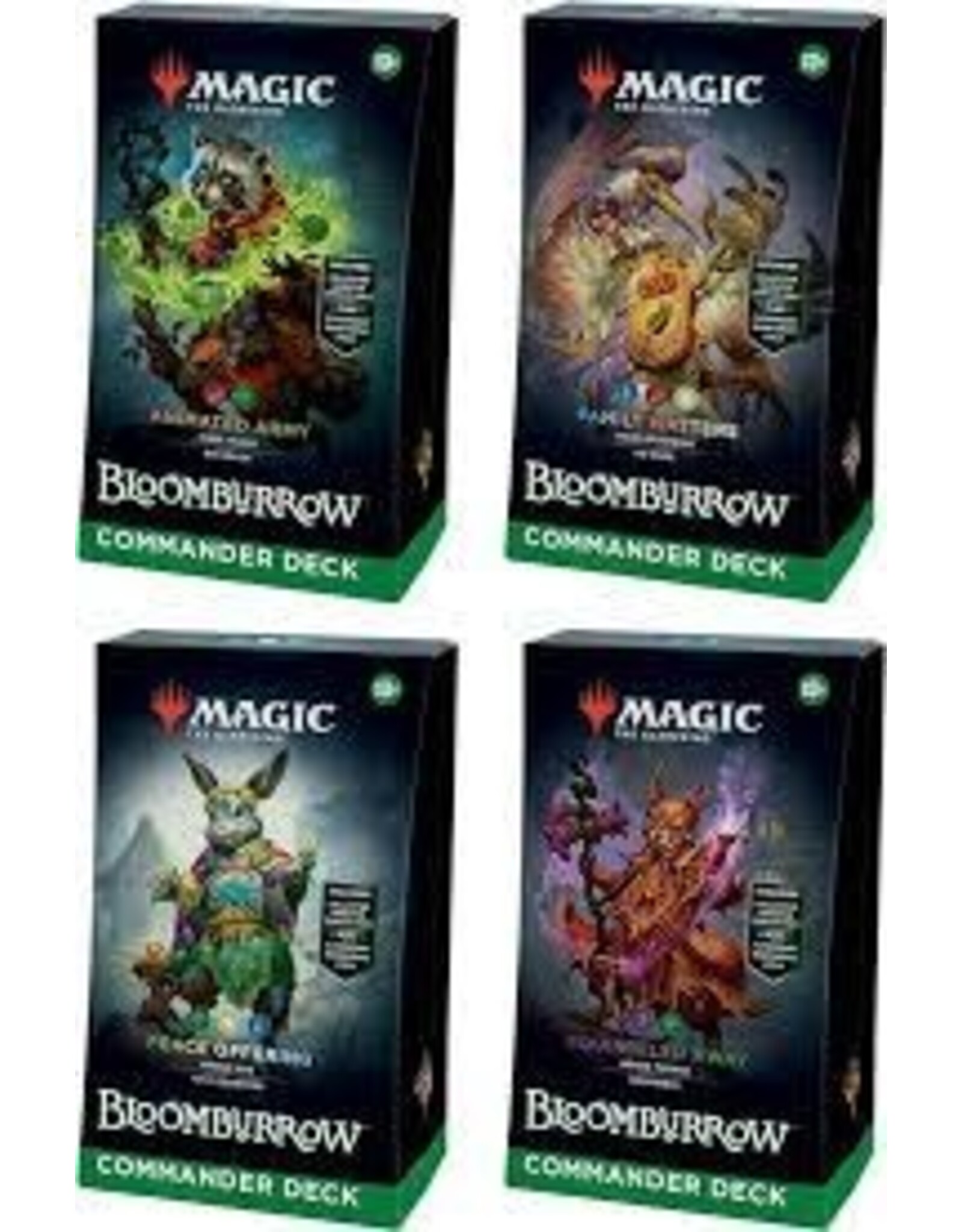 Magic Magic the Gathering CCG: Bloomburrow Commander Deck Carton (4)