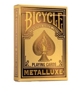 US Playing Card Co. Playing Cards: Bicycle Foil Metalluxe Gold