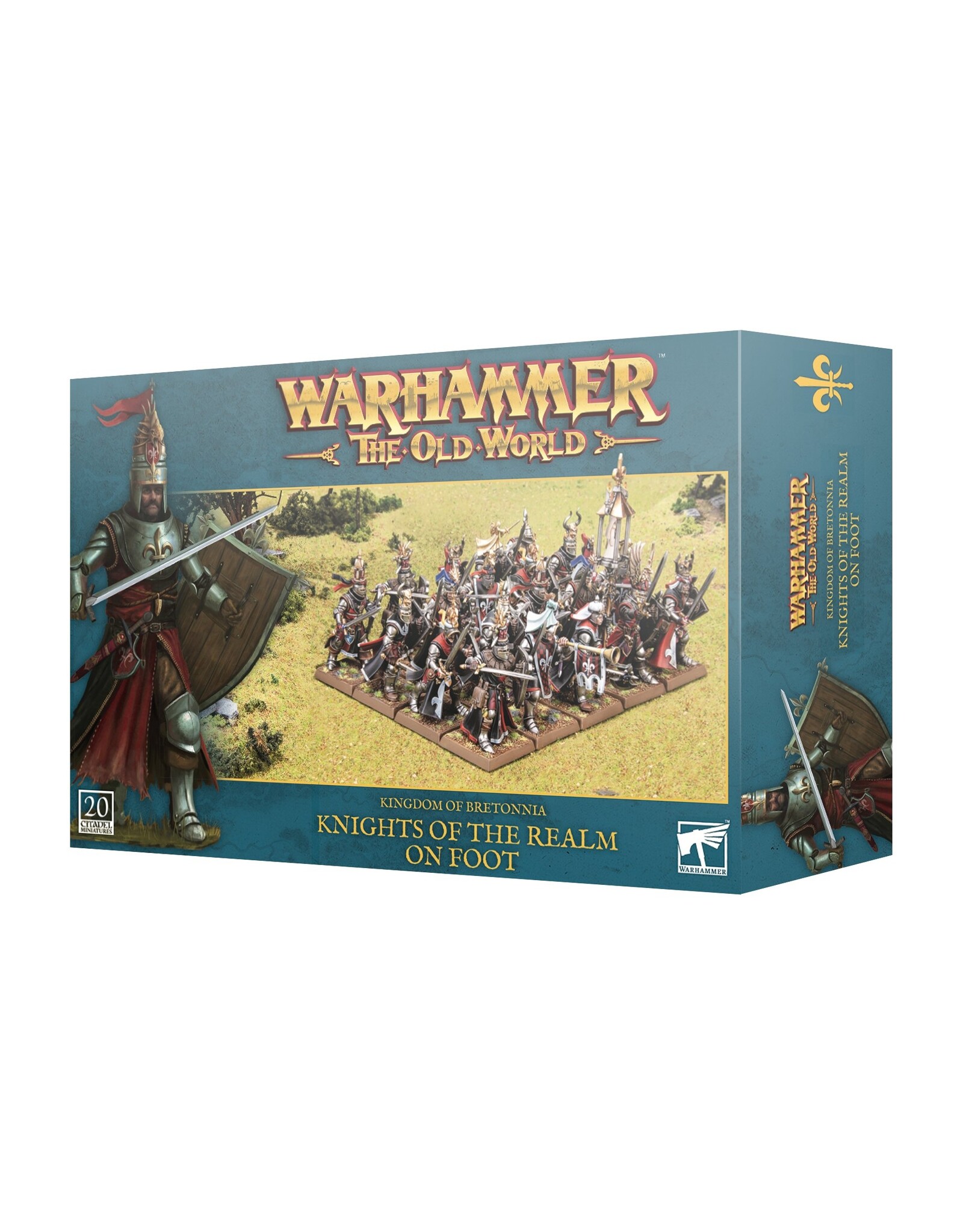 Warhammer Old World Kingdom of Bretonnia: Knights of The Realm On Foot