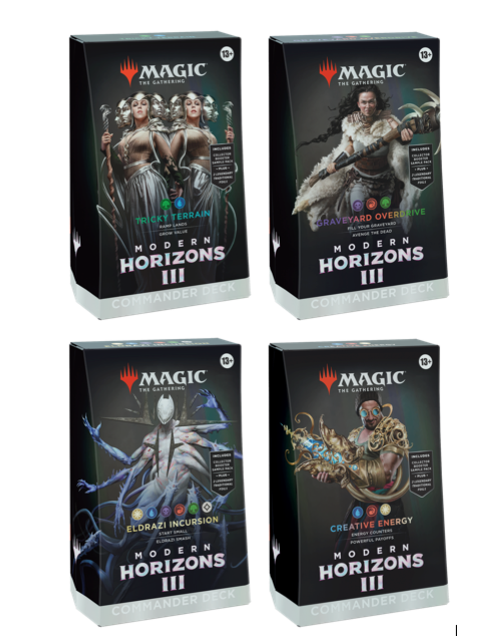 Magic Magic: Modern Horizons 3 Commander Deck Carton (4)