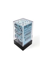 Chessex d6 Cube 16mm Opaque Pastel Blue/black (12)