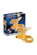 University Games Puzzle: 3D Crystal: Golden Dragon Deluxe (Gold)
