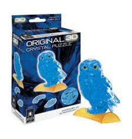 University Games Puzzle: 3D Crystal: Owl (Blue)