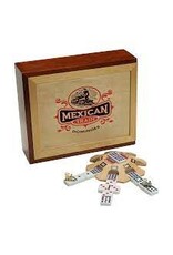 University Games Dominoes: Mexican Train (Wooden Case) (Pre Order)