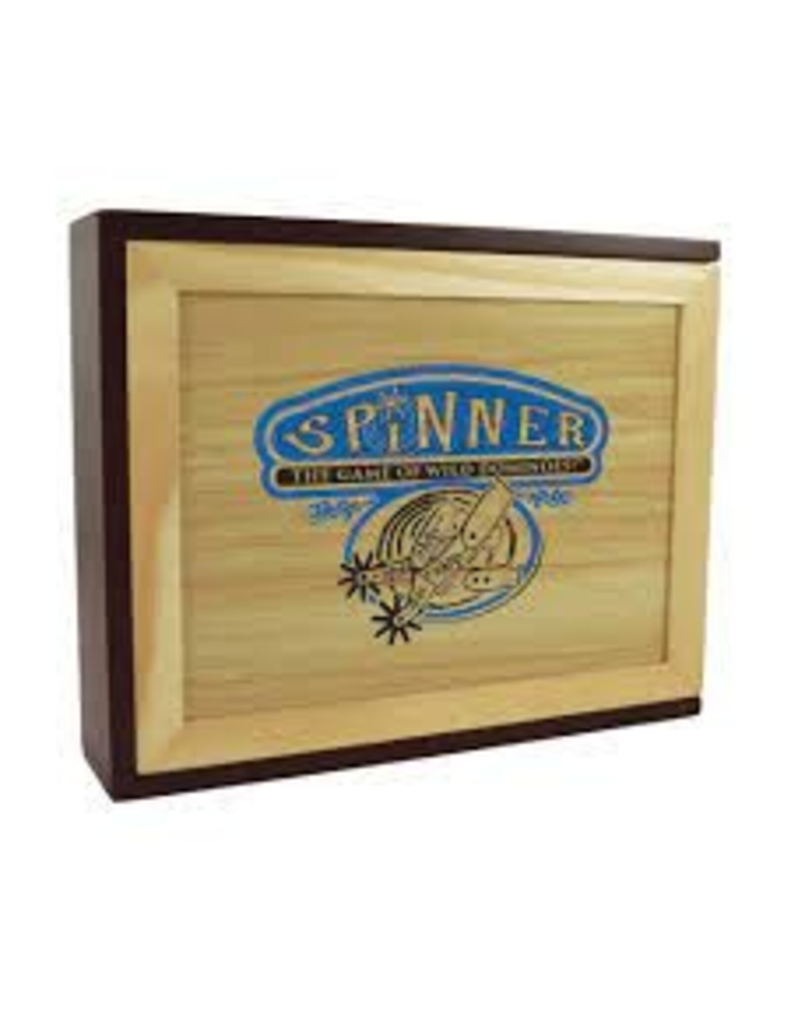 University Games Dominoes: Spinner Wood Case