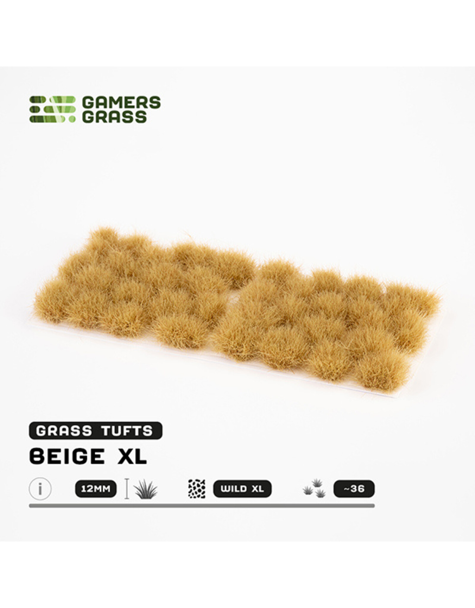 Gamers Grass Gamers Grass Tufts: Tufts- Beige XL 12mm- Wild XL