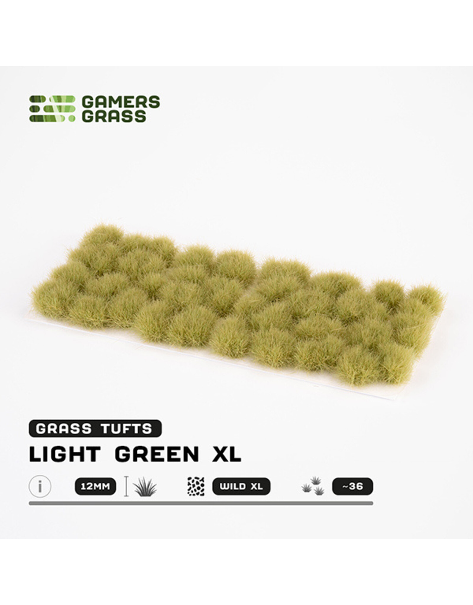 Gamers Grass Gamers Grass Tufts: Tufts- Light Green XL 12mm- Wild XL