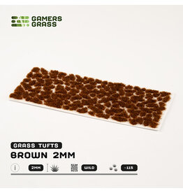 Gamers Grass Gamers Grass Tufts: Tufts- Brown 2mm- Wild
