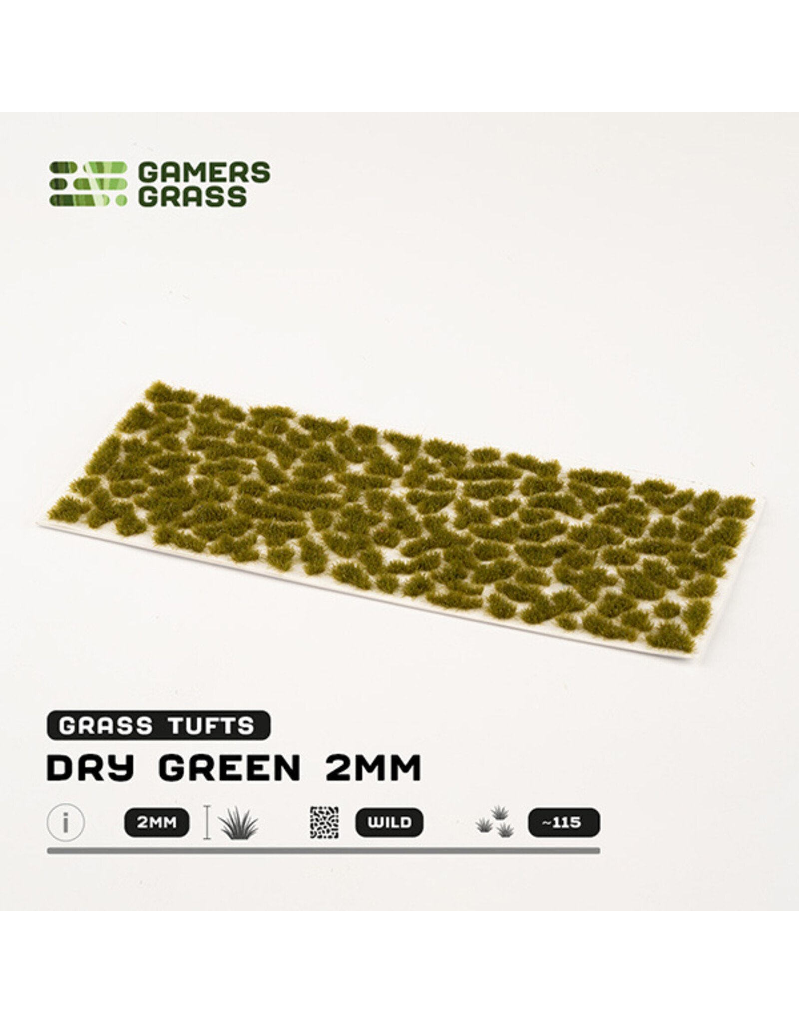 Gamers Grass Gamers Grass Tufts: Tufts- Dry Green 2mm- Wild