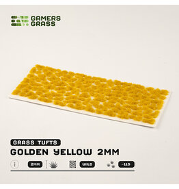 Gamers Grass Gamers Grass Tufts: Tufts- Golden Yellow 2mm- Wild