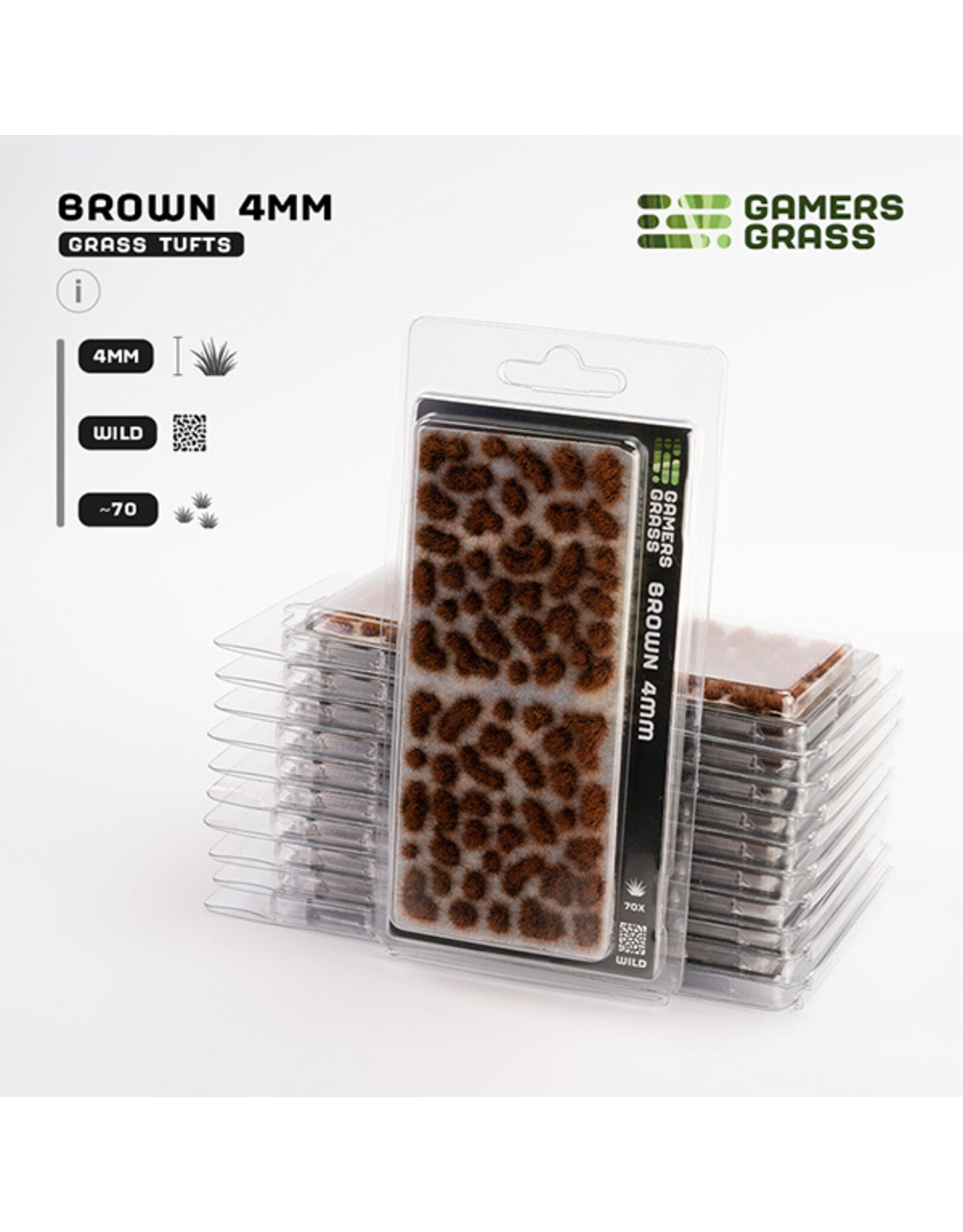 Gamers Grass Gamers Grass Tufts: Tufts- Brown 4mm- Wild