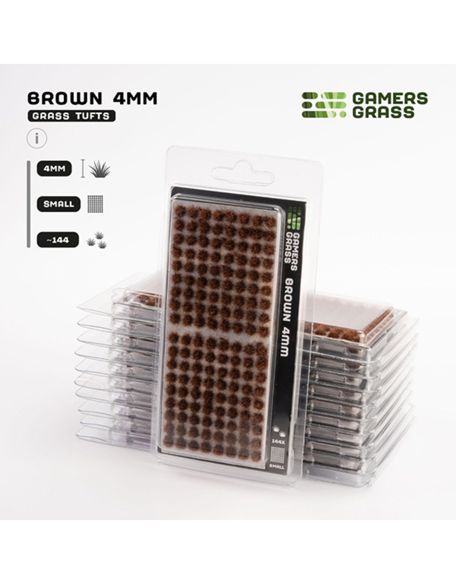 Gamers Grass Gamers Grass Tufts: Tufts- Brown 4mm- Small