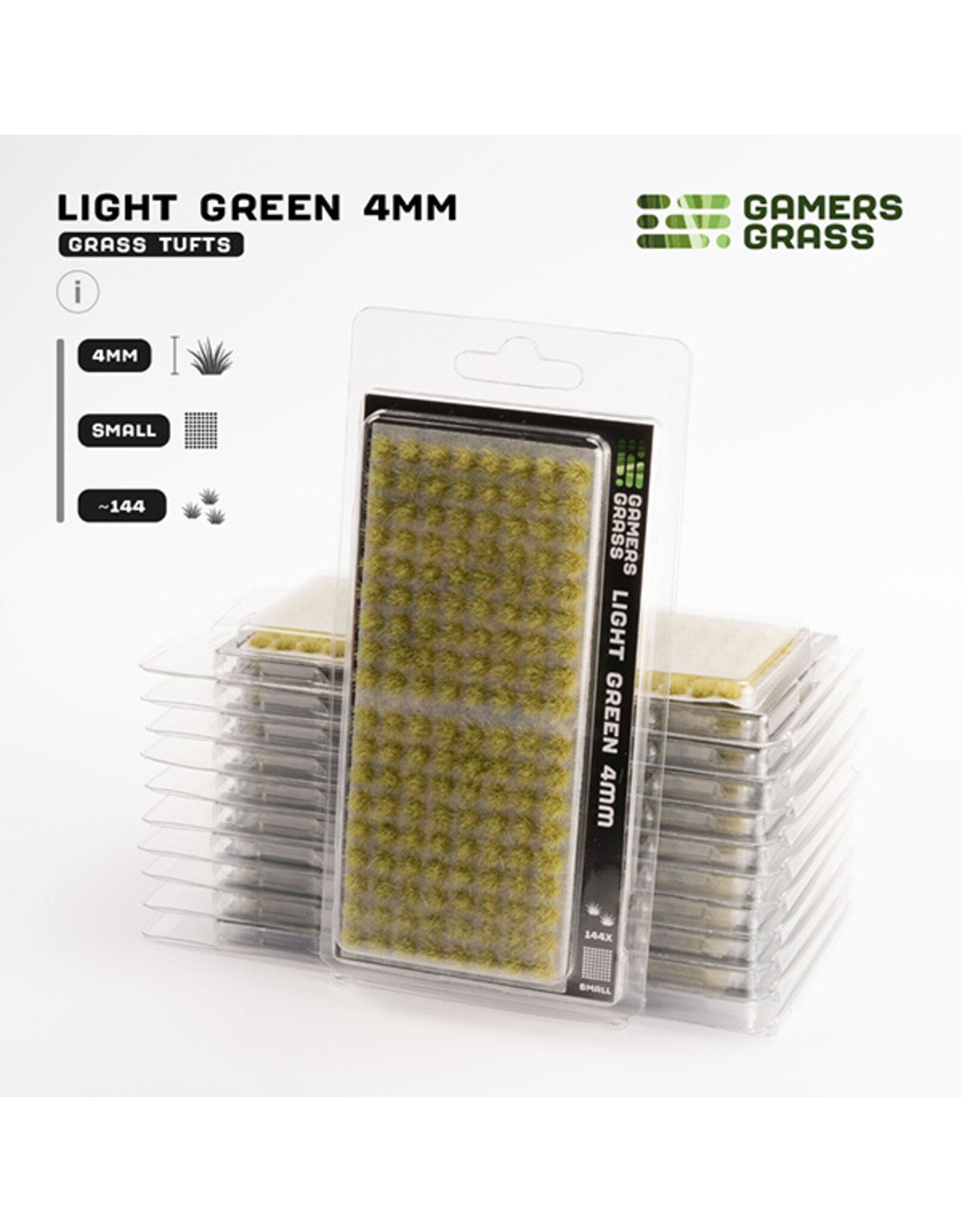 Gamers Grass Gamers Grass Tufts: Tufts- Light Green 4mm- Small
