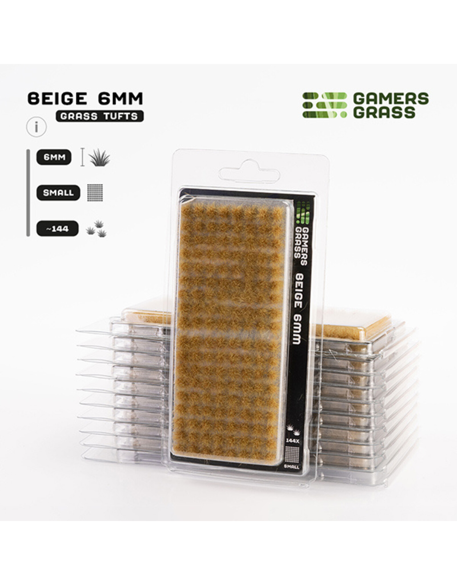 Gamers Grass Gamers Grass Tufts: Tufts- Beige 6mm- Small