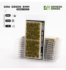 Gamers Grass Gamers Grass Tufts: Tufts- Dry Green 6mm- Wild