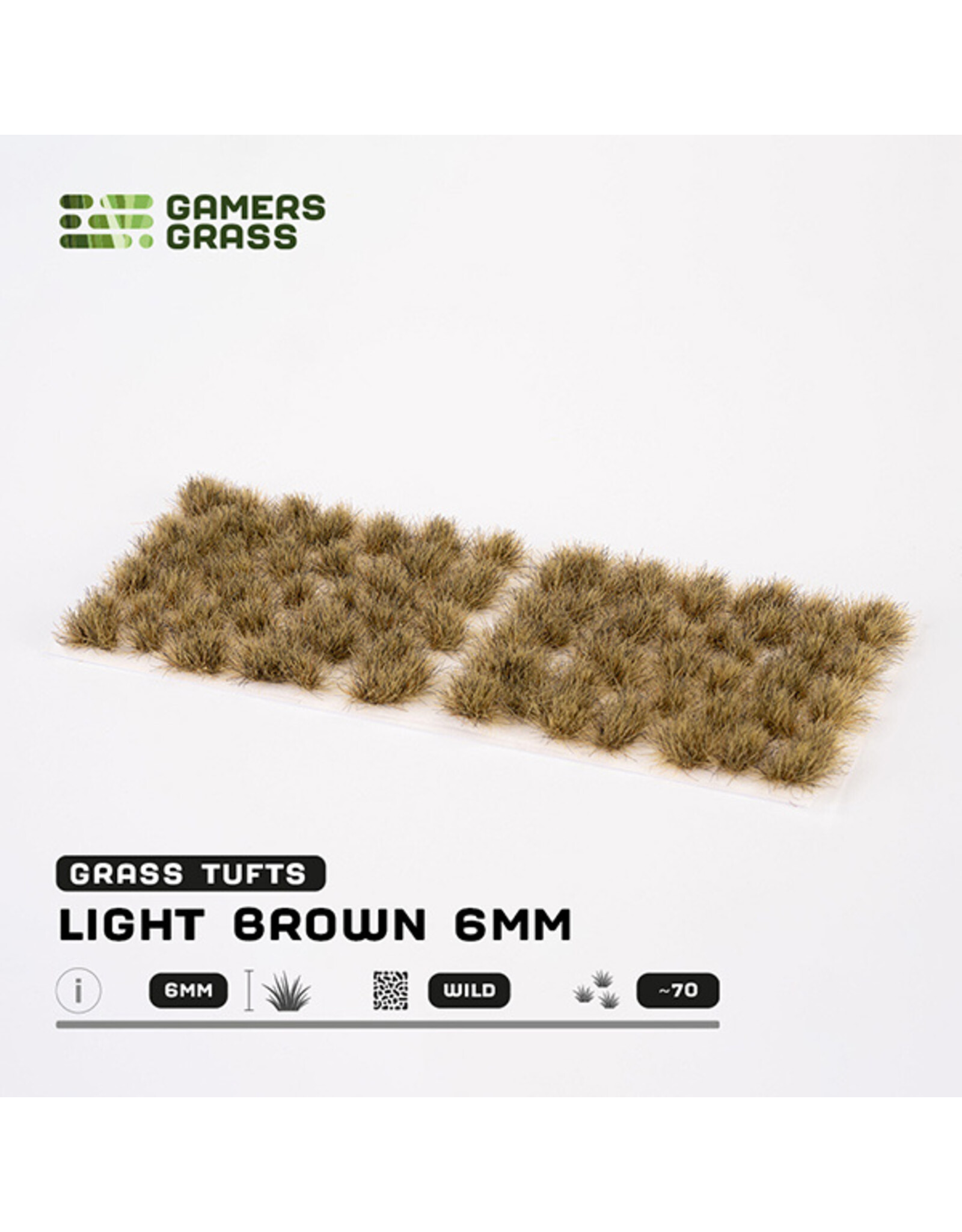 Gamers Grass Gamers Grass Tufts: Tufts- Light Brown 6mm- Wild