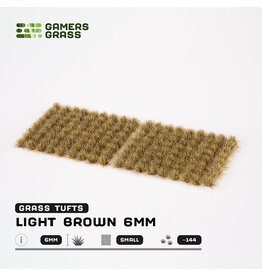 Gamers Grass Gamers Grass Tufts: Tufts- Light Brown 6mm- Small