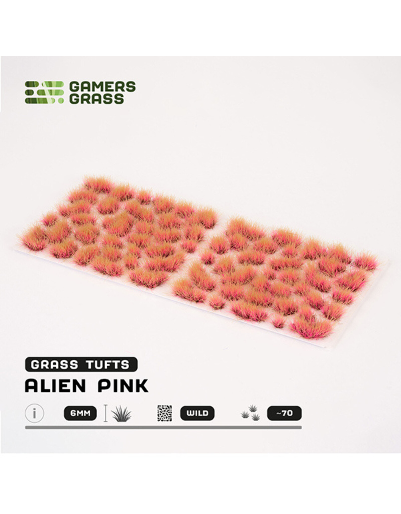 Gamers Grass Gamers Grass Tufts: Alien Tufts- Pink 6mm- Wild