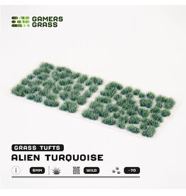 Gamers Grass Gamers Grass Tufts: Alien Tufts- Turquoise 6mm- Wild