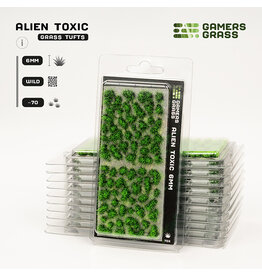 Gamers Grass Gamers Grass Tufts: Alien Tufts- Toxic 6mm- Wild