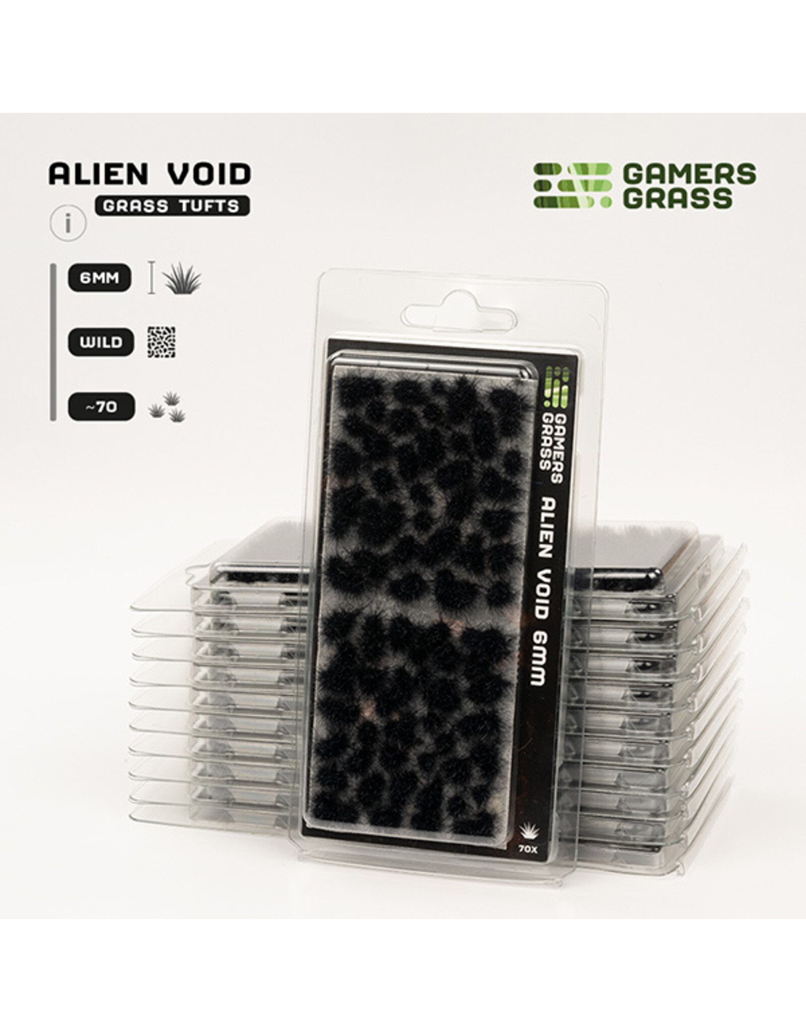 Gamers Grass Gamers Grass Tufts: Alien Tufts- Void 6mm- Wild