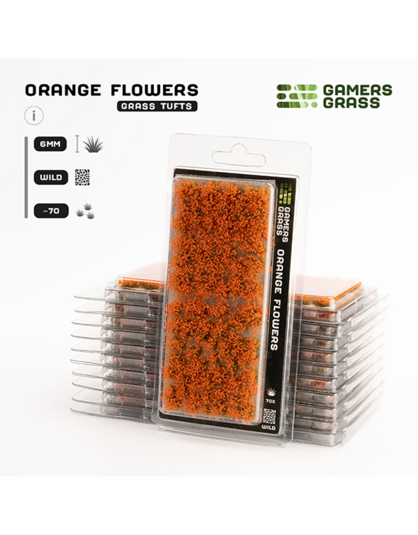 Gamers Grass Gamers Grass Tufts: Tufts- Orange Flowers- Wild
