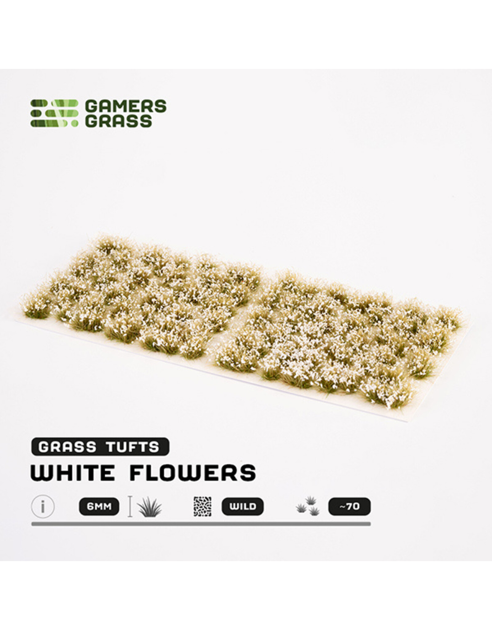 Gamers Grass Gamers Grass Tufts: Tufts- White Flowers- Wild