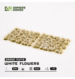Gamers Grass Gamers Grass Tufts: Tufts- White Flowers- Wild