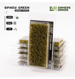 Gamers Grass Gamers Grass Tufts: Tufts- Spikey Green 12mm- Wild