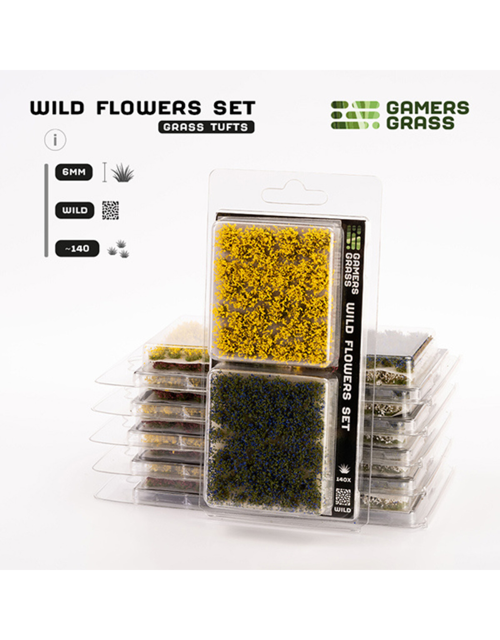 Gamers Grass Gamers Grass Tufts: Tuft Sets- Wild Flowers Set- Wild