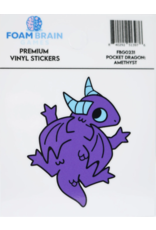 Foam Brain Pocket Dragon Sticker: Amethyst
