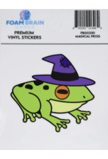 Foam Brain Magical Frog Sticker