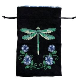 Black Oak Workshop Dice Bag: Dragonfly