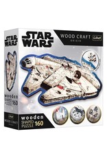 Trefl Puzzle: Star Wars: Woodcraft: Millennium Falcon 160 Piece
