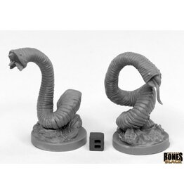 Reaper Reaper Bones Black: Giant Leeches (2)