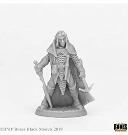 Reaper Reaper Bones Black: Dark Elf Male Warrior