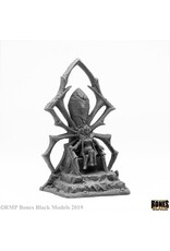 Reaper Bones Black: Dark Elf Queen on Throne