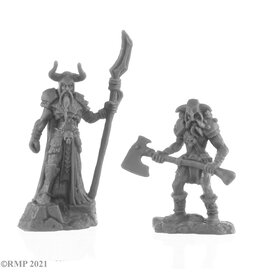 Reaper Bones Black: Rune Wight Thane and Jarl (2)
