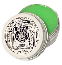 Chronicle Books Green Tea Vegan Brush Soap, 20g / 0.7oz