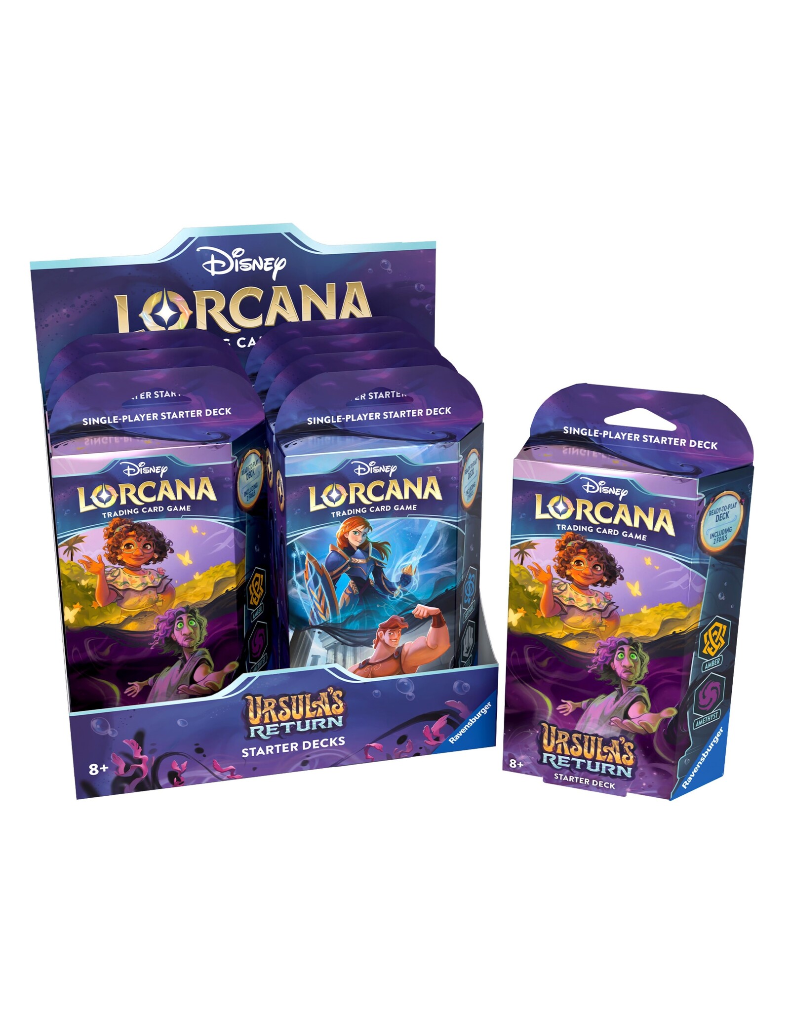 Lorcana Disney Lorcana TCG: Ursula`s Return Starter Deck Carton (8)